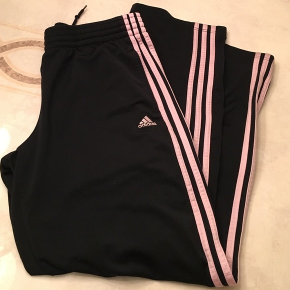 Pink adidas pants